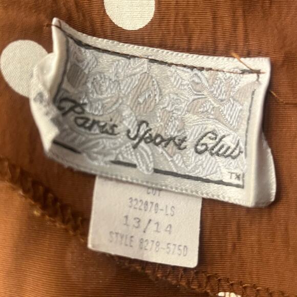 Vtg Polka Dot Pretty Woman Ladylike Modest Sheath Dress Size M Soft Coquette - Picture 5 of 7